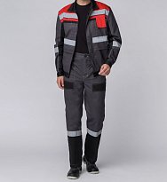Костюм с брюками "Виват" тк. Твил 35% х/б, 65% п/э